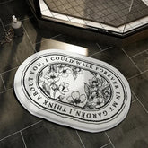 Retro Bathroom Carpet - Non-Slip Absorbent Plush Floor Mat for Bedroom & Kitchen - Himpall